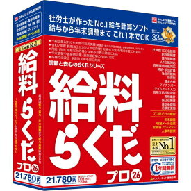 BSLシステム研究所 給与計算ソフト 給料らくだプロ26【NE直】