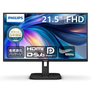 PHILIPS �t�B���b�v�X 21.5�^���C�h�t���f�B�X�v���C(FHD/�u���b�N/�X�s�[�J�[����/5�N�ԃt���ۏ�) 22E1N1200A/11 22E1N1200A11 �yNE���z
