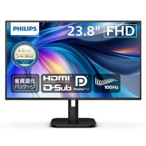 PHILIPS �t�B���b�v�X 23.8�^���C�h�t���f�B�X�v���C(FHD/�u���b�N/�X�s�[�J�[����/5�N�ԃt���ۏ�) 24E1N1200A/11 24E1N1200A11�yNE���z