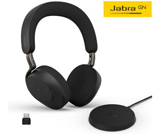 �y���������z Jabra �m�C�Y�L�����Z�����O �w�b�h�Z�b�g 2�N�ۏ� Evolve3 75 MS Link390c Black WLC Chrg 37599-999-889 �}�C�N�t 2�䓯�� Bluetooth5.3 USB-C �Œ�25���Ԓʘb ���U�[ �T�C�h�g�[�� ��ԃT�E���h �q�A