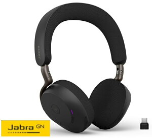 �y���������z Jabra �m�C�Y�L�����Z�����O �w�b�h�Z�b�g 2�N�ۏ� Evolve3 75 MS Link390c Black 37599-999-899 ���� �}�C�N�t 2�䓯�� Bluetooth5.3 USB-C �Œ�25���Ԓʘb ���U�[ �T�C�h�g�[�� ��ԃT�E���h �q�A