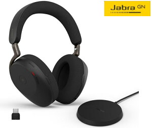 �y���������z Jabra �m�C�Y�L�����Z�����O �w�b�h�Z�b�g 2�N�ۏ� Evolve3 85 MS Link390c Black WLC Chrg 38599-999-889 ���� �}�C�N�t 2�䓯�� Bluetooth5.3 USB-C �Œ�25���Ԓʘb ���U�[ �T�C�h�g�[�� ��ԃT�E���h