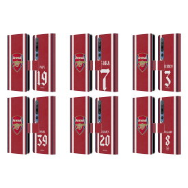 公式ライセンス Arsenal FC 2021/22 プレイヤーズ・ホームキット グ レザー手帳型ウォレットタイプケース Xiaomi 電話 アーセナル アーセナルFC サポーター サッカー サッカー部 フットボール