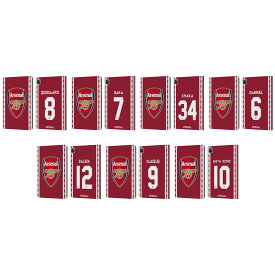 公式ライセンス Arsenal FC 2022/23 プレイヤーズ・ホームキット レザー手帳型ウォレットタイプケース Apple iPad アーセナル アーセナルFC サポーター サッカー サッカー部 フットボール グッズ