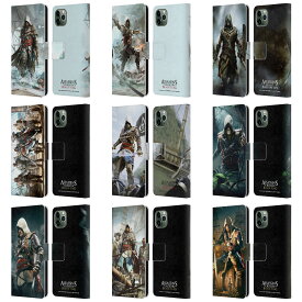 公式ライセンス Assassin's Creed Black Flag キーアート レザー手帳型ウォレットタイプケース Apple iPhone 電話 スマホケース 全機種対応 グッズ