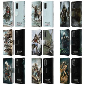 公式ライセンス Assassin's Creed Black Flag キーアート レザー手帳型ウォレットタイプケース Samsung 電話 1 スマホケース 全機種対応 グッズ