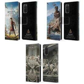 公式ライセンス Assassin's Creed Odyssey キーアート レザー手帳型ウォレットタイプケース Samsung 電話 2 スマホケース