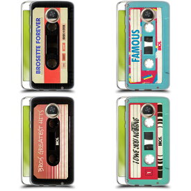公式ライセンス Bros ビンテージ・カセットテープ ソフトジェルケース Motorola 電話 スマホケース 全機種対応 グッズ ワイヤレス充電 対応 Qiワイヤレス充電 Qi充電