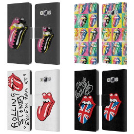 公式ライセンス The Rolling Stones アルバム レザー手帳型ウォレットタイプケース Samsung 電話 3 ザ・ローリング・ストーンズ ローリング・ストーンズ ローリング ストーンズ ベロ・マーク