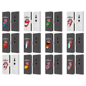 公式ライセンス The Rolling Stones インターナショナル・リックス1 レザー手帳型ウォレットタイプケース Sony 電話 1 ザ・ローリング・ストーンズ ローリング・ストーンズ ベロ・マーク グッズ