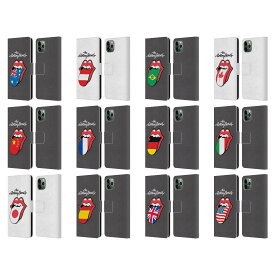 公式ライセンス The Rolling Stones インターナショナル・リックス1 レザー手帳型ウォレットタイプケース Apple iPhone 電話 ザ・ローリング・ストーンズ ローリング・ストーンズ ベロ・マーク