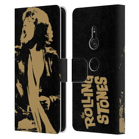 公式ライセンス The Rolling Stones Mick Jagger レザー手帳型ウォレットタイプケース Sony 電話 1 ザ・ローリング・ストーンズ ローリング・ストーンズ ローリング ストーンズ ベロ・マーク グッズ