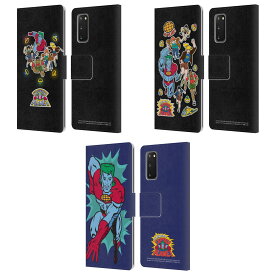 公式ライセンス Captain Planet And The Planeteers グラフィック レザー手帳型ウォレットタイプケース Samsung 電話 1 スマホケース 全機種対応 グッズ