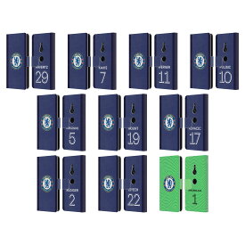 公式ライセンス Chelsea Football Club 2020/21 プレイヤーズ・ホームキット グループ1 レザー手帳型ウォレットタイプケース Sony 電話 1 スマホケース 全機種対応 グッズ