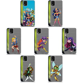 公式ライセンス DC Super Hero Girls レンダー・キャラクター ソフトジェルケース LG 電話 スマホケース 全機種対応 グッズ ワイヤレス充電 対応 Qiワイヤレス充電 Qi充電