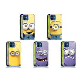 公式ライセンス Despicable Me フルフェイス・ミニオンズ ソフトジェルケース Apple iPhone 電話 怪盗グルー スチュアート デイブ ケビン カール 可愛い キャラクター スマホケース 全機種対応