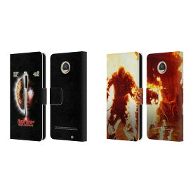 公式ライセンス Friday the 13th Part VII ザ・ニュー・ブラッド グラフィック レザー手帳型ウォレットタイプケース Motorola 電話 スマホケース 全機種対応 グッズ