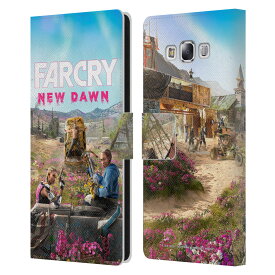 公式ライセンス Far Cry New Dawn キーアート レザー手帳型ウォレットタイプケース Samsung 電話 3 スマホケース 全機種対応 グッズ