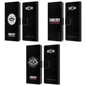 公式ライセンス Far Cry ニュードーン・ロゴ レザー手帳型ウォレットタイプケース Samsung 電話 3 スマホケース 全機種対応 グッズ