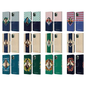 公式ライセンス Frida Kahlo ポートレート2 レザー手帳型ウォレットタイプケース Apple iPhone 電話 スマホケース 全機種対応 グッズ