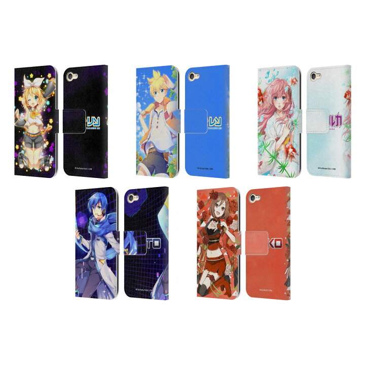 楽天市場 公式ライセンス Hatsune Miku キャラクター レザー手帳型ウォレットタイプケース Apple Ipod Touch Mp3 スマホケース Ecell
