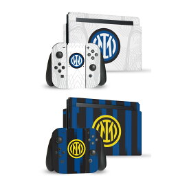 公式ライセンス Inter Milan 2023/24 クレストキット マット加工　ビニールステッカー スキン　転写シール Nintendo Switch/Switch Lite スマホケース 全機種対応 グッズ ジョイコン スイッチカバー