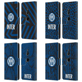 公式ライセンス Inter Milan パターン レザー手帳型ウォレットタイプケース Sony 電話 1 スマホケース 全機種対応 グッズ
