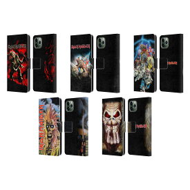 公式ライセンス Iron Maiden アート レザー手帳型ウォレットタイプケース Apple iPhone 電話 スマホケース 全機種対応 グッズ