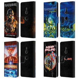 公式ライセンス Iron Maiden ツアー レザー手帳型ウォレットタイプケース Sony 電話 1 スマホケース 全機種対応 グッズ