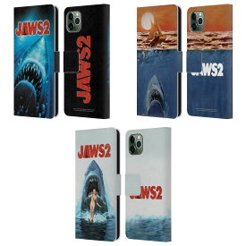 公式ライセンス Jaws キーアート II レザー手帳型ウォレットタイプケース Apple iPhone 電話 ジョーズ ルアー サメ ホオジロザメ ホラー映画 アクション映画 アメリカ 映画 釣り 海 魚 グッズ