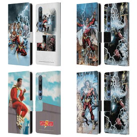 公式ライセンス Justice League DC Comics シャザム・コミックブック・アート レザー手帳型ウォレットタイプケース Xiaomi 電話 スマホケース 全機種対応 グッズ