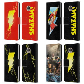 公式ライセンス Justice League DC Comics シャザム レザー手帳型ウォレットタイプケース Motorola 電話 スマホケース 全機種対応 グッズ