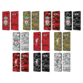 公式ライセンス Liverpool Football Club CAMOU レザー手帳型ウォレットタイプケース Samsung 電話 3 スマホケース 全機種対応 グッズ