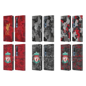 公式ライセンス Liverpool Football Club デジタル・カモフラージュ レザー手帳型ウォレットタイプケース Xiaomi 電話 スマホケース 全機種対応 グッズ