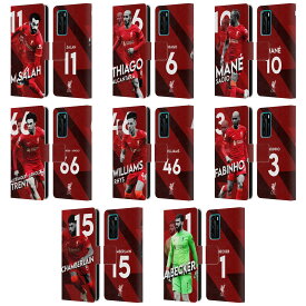 公式ライセンス Liverpool Football Club 2021/22 ファースト・チーム レザー手帳型ウォレットタイプケース Huawei 電話 4 スマホケース 全機種対応 グッズ