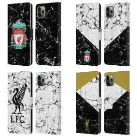 公式ライセンス Liverpool Football Club マーブル レザー手帳型ウォレットタイプケース Apple iPhone 電話 スマホケース 全機種対応 グッズ