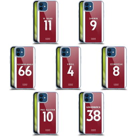 公式ライセンス Liverpool Football Club 2023/24 プレイヤーズ・ホームキット ソフトジェルケース Apple iPhone 電話 スマホケース 全機種対応 グッズ ワイヤレス充電 対応 Qiワイヤレス充電 Qi充電