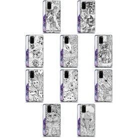 公式ライセンス Mad Dog Art Gallery B&W ドゥードル ソフトジェルケース Samsung 電話 1 スマホケース 全機種対応 グッズ ワイヤレス充電 対応 Qiワイヤレス充電 Qi充電