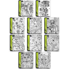 公式ライセンス Mad Dog Art Gallery B&W ドゥードル ソフトジェルケース Apple Kindle スマホケース 全機種対応 グッズ ワイヤレス充電 対応 Qiワイヤレス充電 Qi充電