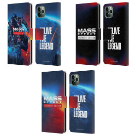 公式ライセンス EA Bioware Mass Effect レジェンダリー・グラフィックス レザー手帳型ウォレットタイプケース Apple iPhone 電話 スマホケース 全機種対応 グッズ