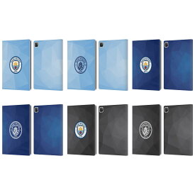 公式ライセンス Manchester City Man City FC ジオメトリック・バッジ レザー手帳型ウォレットタイプケース Apple iPad マンチェスター・シティ マンチェスター シティ マンC UEFA サポーター サッカー