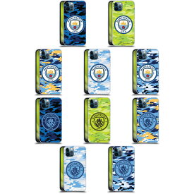 公式ライセンス Manchester City Man City FC カモフラージュ・バッジ ソフトジェルケース Apple iPhone 電話 マンチェスター・シティ マンチェスター シティ マンC UEFA サポーター サッカー サッカー部