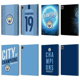 公式ライセンス Manchester City Man City FC 2019チャンピオンズ レザー手帳型ウォレットタイプケース Apple iPad マンチェスター・シティ マンチェスター シティ マンC UEFA サポーター サッカー 革