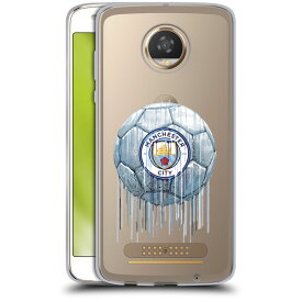 公式ライセンス Manchester City Man City FC ドリップアート ソフトジェルケース Motorola 電話 マンチェスター・シティ マンチェスター シティ マンC UEFA サポーター サッカー サッカー部 フットサル