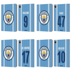 公式ライセンス Manchester City Man City FC 2023/24 プレイヤーズ・ホームキット レザー手帳型ウォレットタイプケース Apple iPad マンチェスター・シティ マンチェスター シティ マンC UEFA サポーター