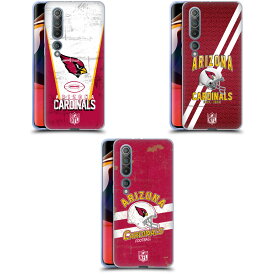 公式ライセンス NFL Arizona Cardinals Logo Art ソフトジェルケース Xiaomi 電話 スマホケース 全機種対応 グッズ ワイヤレス充電 対応 Qiワイヤレス充電 Qi充電