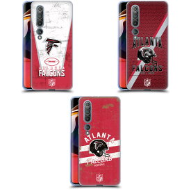 公式ライセンス NFL Atlanta Falcons Logo Art ソフトジェルケース Xiaomi 電話 スマホケース 全機種対応 グッズ ワイヤレス充電 対応 Qiワイヤレス充電 Qi充電