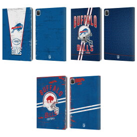 公式ライセンス NFL Buffalo Bills Logo Art レザー手帳型ウォレットタイプケース Apple iPad スマホケース 全機種対応 グッズ