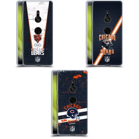 公式ライセンス NFL Chicago Bears Logo Art ソフトジェルケース Sony 電話 1 スマホケース 全機種対応 グッズ ワイヤレス充電 対応 Qiワイヤレス充電 Qi充電