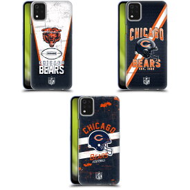 公式ライセンス NFL Chicago Bears Logo Art ソフトジェルケース LG 電話 スマホケース 全機種対応 グッズ ワイヤレス充電 対応 Qiワイヤレス充電 Qi充電